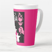 ゲイ独立記念日 カフェラテマグ (右アングル)