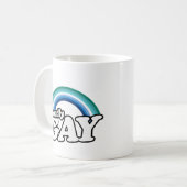 ゲイ男性であることを誇りに思う コーヒーマグカップ (正面左)