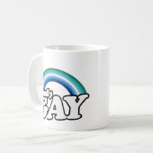 ゲイ男性であることを誇りに思う コーヒーマグカップ (正面左)