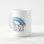 ゲイ男性であることを誇りに思う コーヒーマグカップ (正面左)