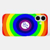 ゲイ男性の虹 Case-Mate iPhoneケース (裏面 (横))