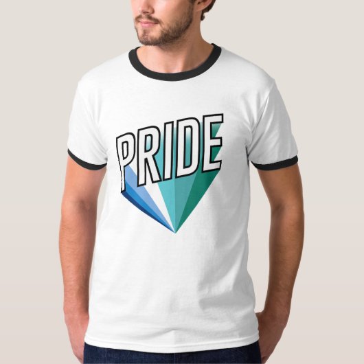 ゲイ男性プライド Tシャツ (正面)