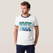 ゲイ男性プライドTシャツ Tシャツ (正面フル)