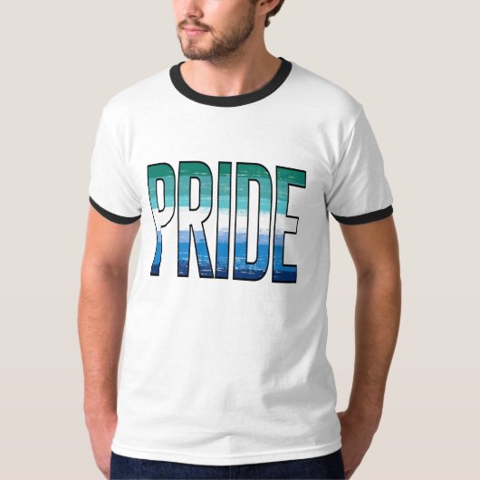 ゲイ男性プライドTシャツ Tシャツ (正面)