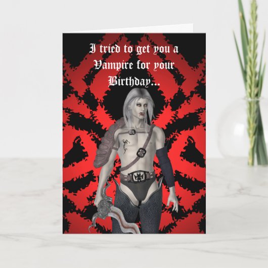 ゲイ男性吸血鬼 カード (正面)