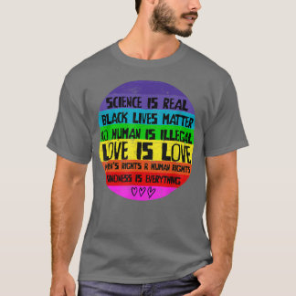 ゲイ科学実在は愛は愛で優しさは Tシャツ