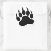 ゲイ素晴らしベアークローブB&W 3Dエフェクト ラウンドシール (バッグ)