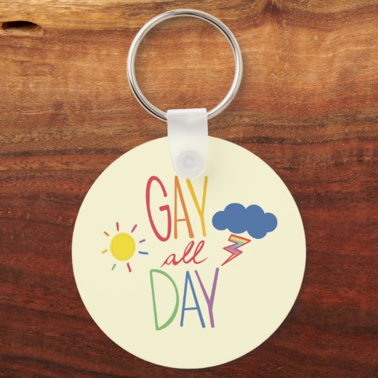 ゲイ終日 キーホルダー (正面)