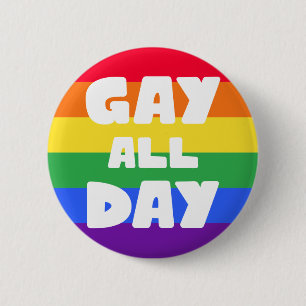 ゲイ終日LGBT 缶バッジ