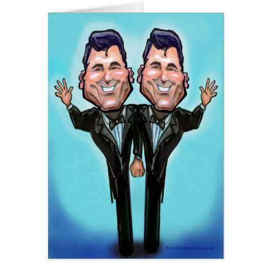 ゲイ結婚のケーキ人形 (正面)