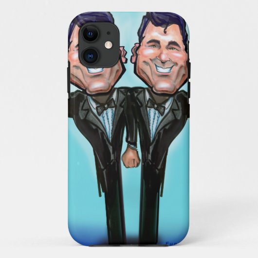 ゲイ結婚のケーキ人形 Case-Mate iPhoneケース (裏面)