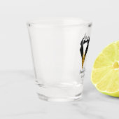 ゲイ結婚のタキシードスに合うショットグラス ショットグラス (左)