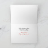 ゲイ結婚のライフパートナー赤いハート記念日 カード (内部)