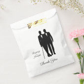 ゲイ結婚の名前のグルームサンキュー フェイバーバッグ (封をした状態)