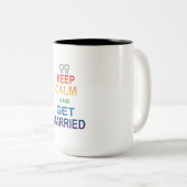 ゲイ結婚の平等保なゲイ結婚した ツートーンマグカップ (正面右)