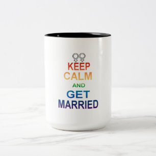 ゲイ結婚の平等保なゲイ結婚した ツートーンマグカップ