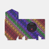 ゲイ結婚の愛はラブレインボーテントビーフボックス フェイバーボックス (折り畳みなし)