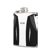 ゲイ結婚の新郎への贈り物 – フレッパーソナライズされたクス フラスク (左)