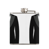 ゲイ結婚の新郎への贈り物 – フレッパーソナライズされたクス フラスク (裏面)