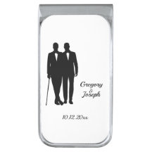 ゲイ結婚の氏名・日付付きグルームズ