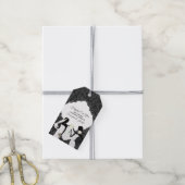 ゲイ結婚の2つの花嫁の写真の好意 ギフトタグ (より糸付き)