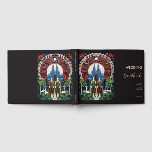 ゲイ結婚の ゲストブック (全面)