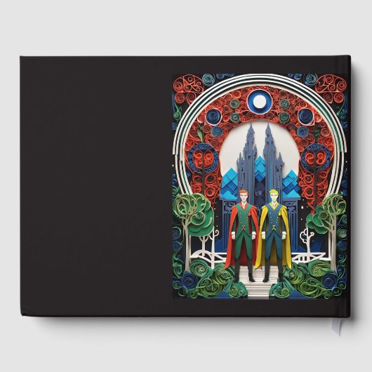 ゲイ結婚の ゲストブック (裏面)