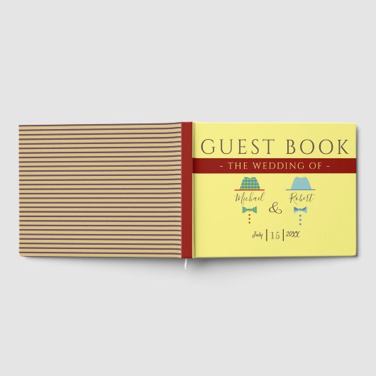 ゲイ結婚の ゲストブック (全面)