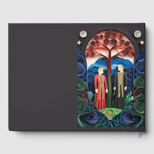 ゲイ結婚の ゲストブック (裏面)