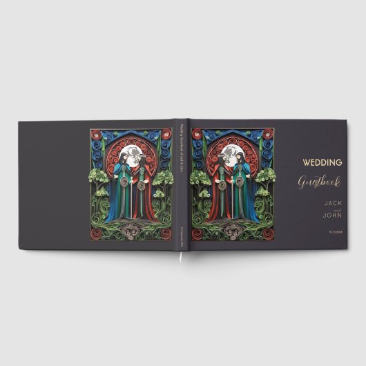 ゲイ結婚の ゲストブック (全面)