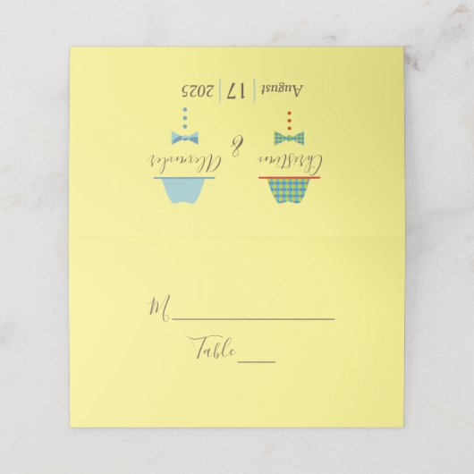 ゲイ結婚の プレイスカード (外部開封)