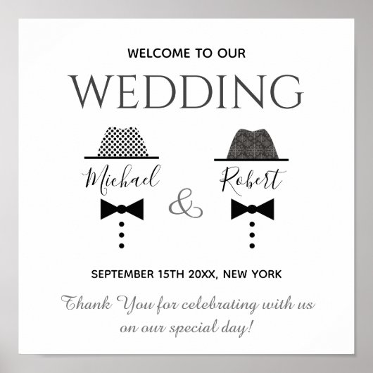 ゲイ結婚の ポスター (正面)