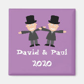 ゲイ結婚の マグネット (正面)