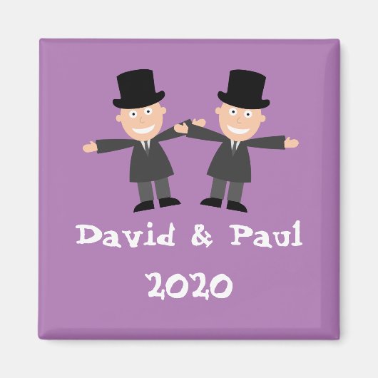 ゲイ結婚の マグネット (正面)