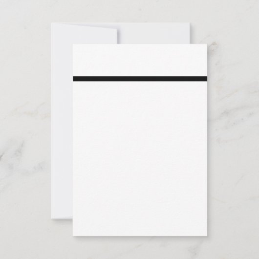 ゲイ結婚ズダブルボウタイズミニマリストRSVP 出欠カード (裏面)