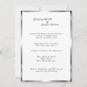 ゲイ結婚ズブラックタキシドスレッドローズ 招待状 (裏面)