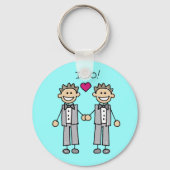 ゲイ結婚式の引き出物 キーホルダー (正面)