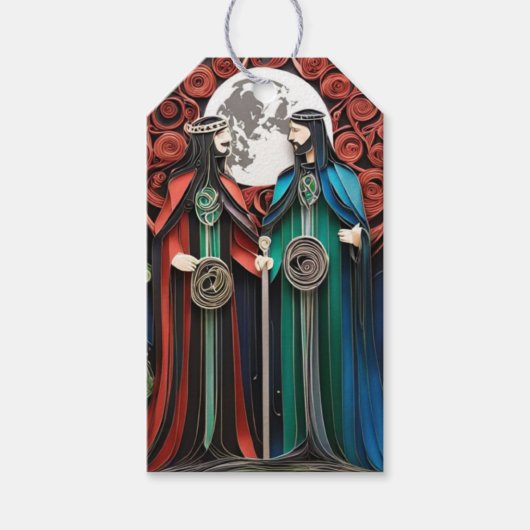 ゲイ結婚式の引き出物 ギフトタグ (正面)