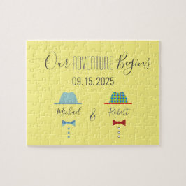 ゲイ結婚式の日付の保存 ジグソーパズル