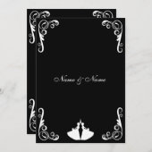 ゲイ結婚式招待状-レズビアン-ツーブライド 招待状 (正面/裏面)