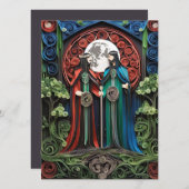 ゲイ結婚式招待状 招待状 (正面/裏面)