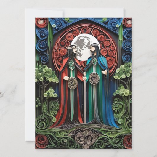 ゲイ結婚式招待状 招待状 (正面)