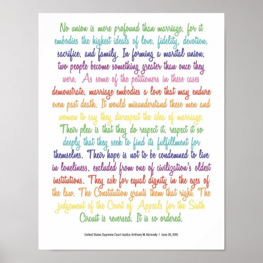 ゲイ結婚裁判所の判決 ポスター (正面)