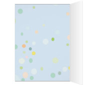 ゲイ結婚、アパッチ賛美、青(ドット付き) (内側 (左))