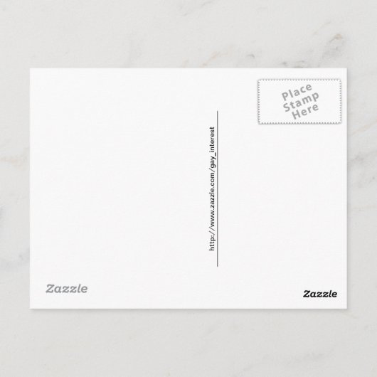 ゲイ興味かわいい若いアスリートだましのまわりに ポストカード (裏面)