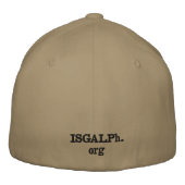 ゲイ薬学協会ハット 刺繍入りキャップ (裏面)