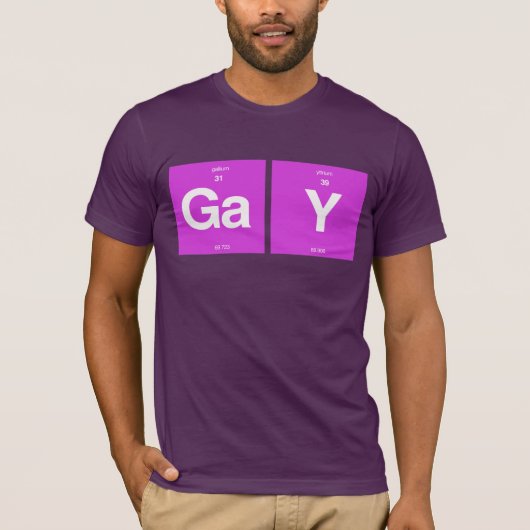 ゲイ要素 Tシャツ (正面)