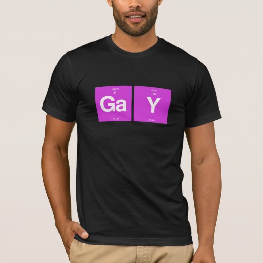 ゲイ要素 Tシャツ (正面)