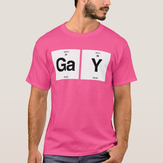 ゲイ要素 Tシャツ (正面)