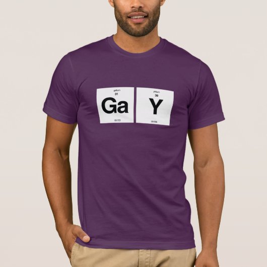 ゲイ要素 Tシャツ (正面)
